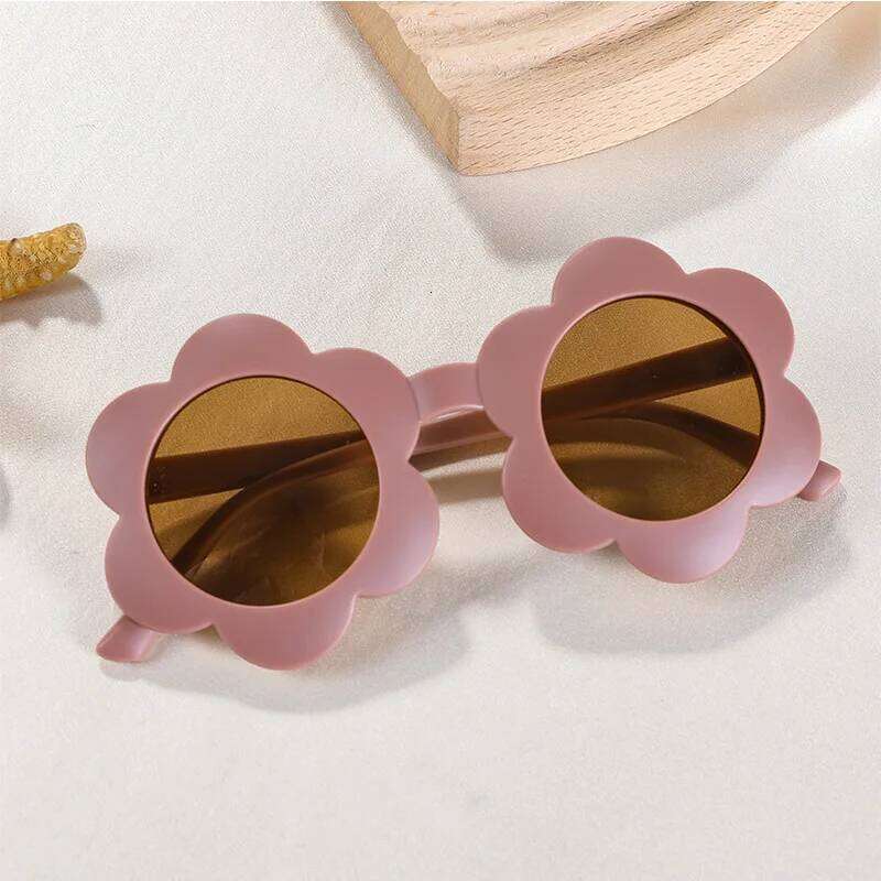 New Flower Kids Sunglasses UV400 for Boy Girls Toddler Lovely Baby Sun Glasses Round Cute Children Outdoor Eyewear Z260305