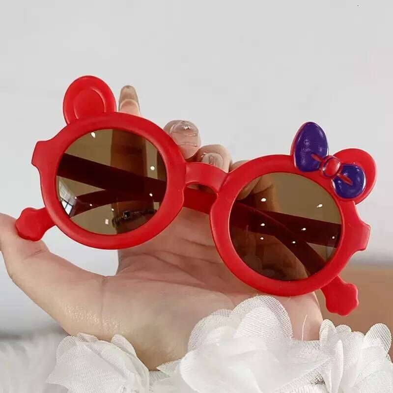 Children's baby cute cartoon UV-proof sunglasses trendy girl men's and women's sunshades must be photographed Z260305