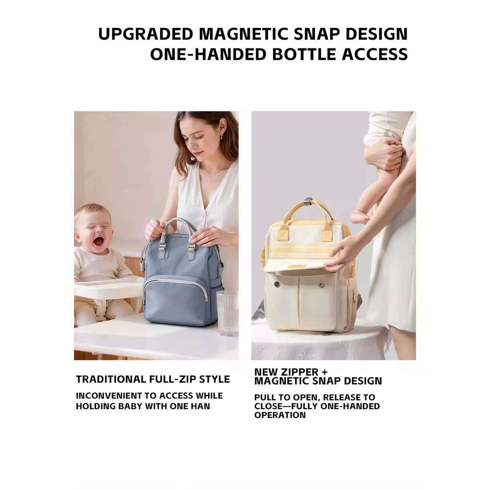 AIBEDILA Baby Diaper Bags Large Capacity Waterproof Mommy Bag Lightweight Multi-Functional High Quality Backpack Traveling Z260304