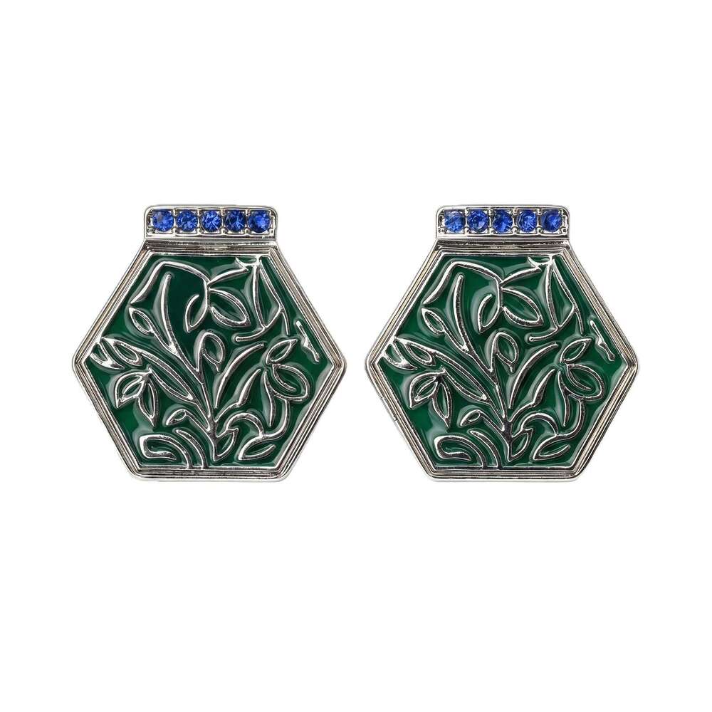Vintage Geometric Stud Earrings Fashionable Versatile Elegant With A Light Luxury And Sophisticated Feel Exquisite Niche Earrings For Women High-Quali