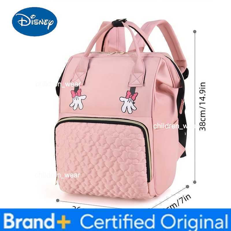 Disney Diaper Backpack Portable Travel Multi-compartment Diaper Bag for Mom Waterproof Anti-Dirty Large Capacity Storage Bag BPA Free H260305