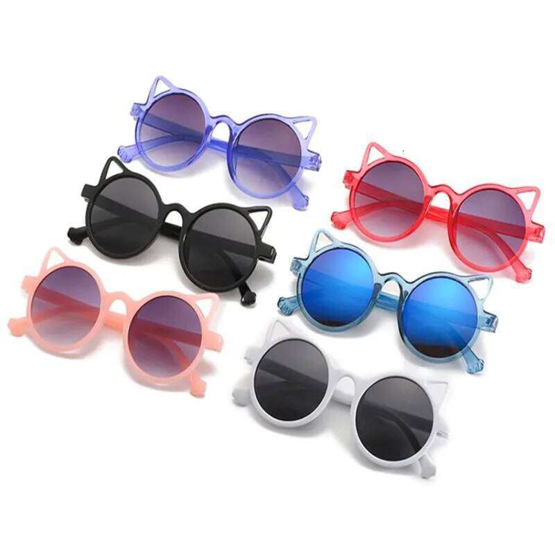 Animal Cartoon Girl Boys Cute Trend Flower Wings Outdoor Vintage Sunglasses Eye Protection Classic Kids eyewear Z260305