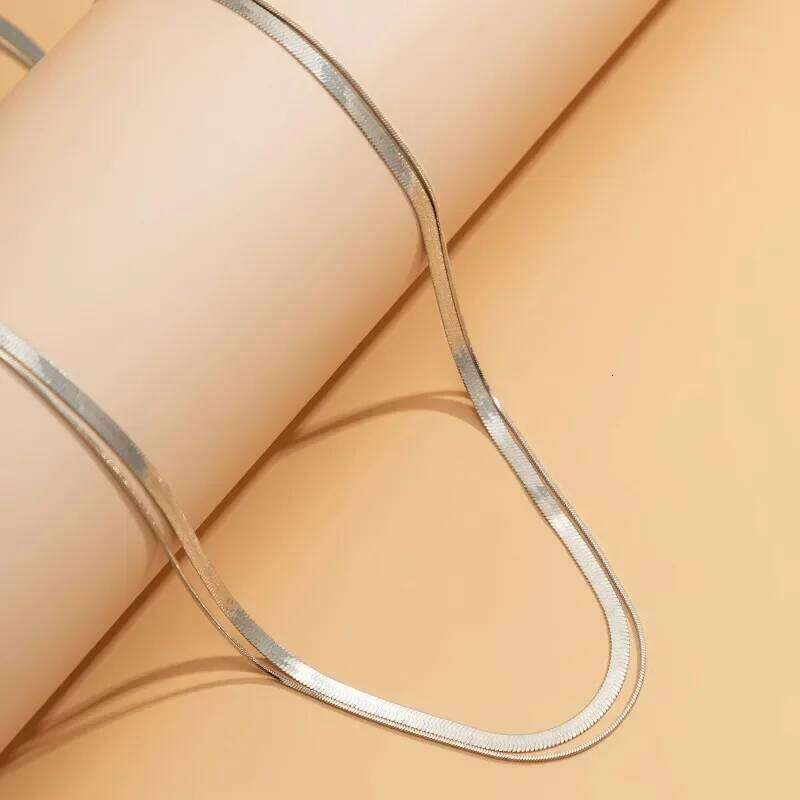 Double Triple Layer Snake Bone Chain for Women Girls Punk Gold Silver Color Belly Waist Chains Jewelry Party Gifts S260304
