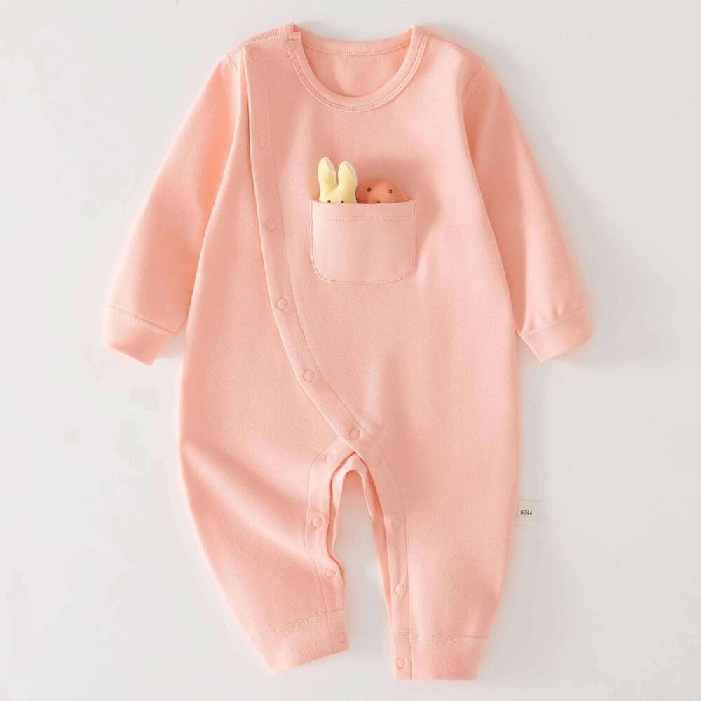 Newborn All-in-One Baby Outfit Crawling Suit Sleepwear Soft Comfortable Clothes for Infants Z260304