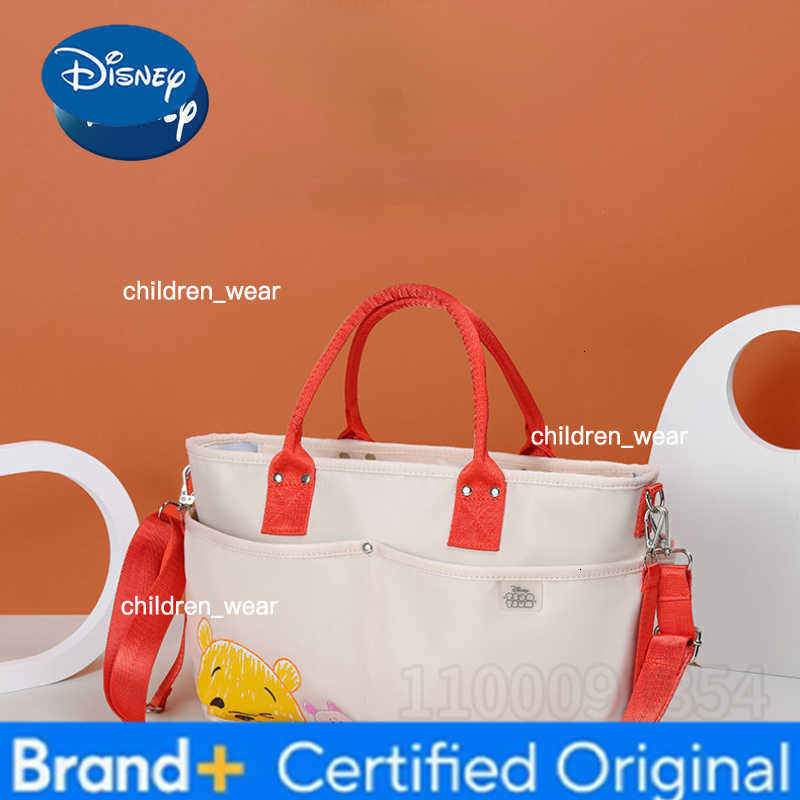 Disney New Diaper Bag Handbag Large Capacity Fashionable Baby Diaper Bag Multifunctional Lightweight Baby Products Storage Bag H260305