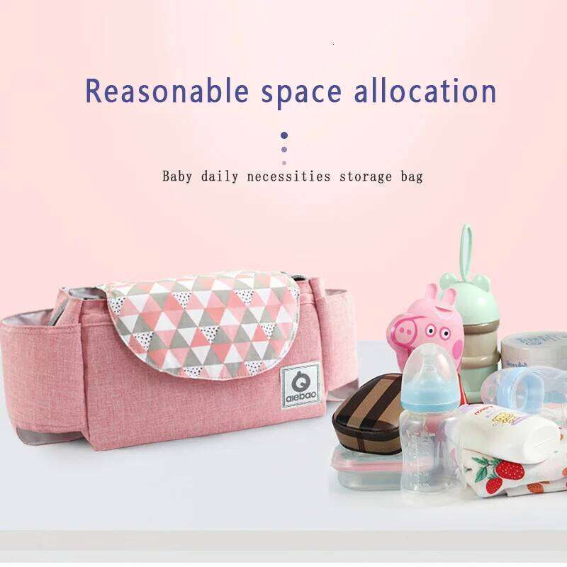 Mommy Diaper Baby Bag Stroller Accessories Large Capacity Outdoor Travel Nappy Water Cup Holder Z260304
