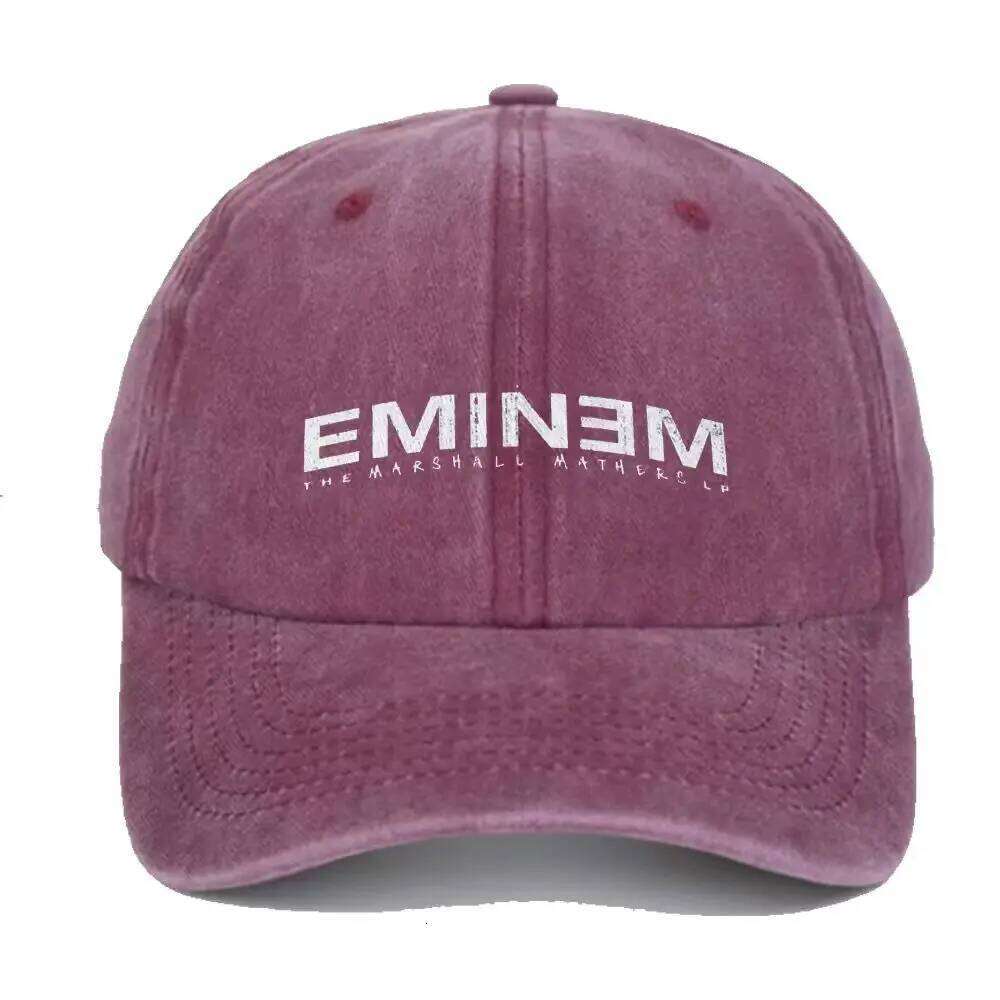 Vintage Rapper Rap God Eminem Baseball Men Women Distressed Washed Headwear Outdoor Workouts Adjustable Fit Caps Hat Y260304