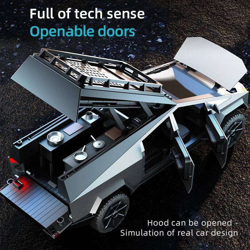 JJRC C8817 Full-Scale Alloy Car 2.4ghz 4wd Off-Road Simulation Pickup Truck Mode With Camping Equipment Rc Cars Gift For Kids Z260304