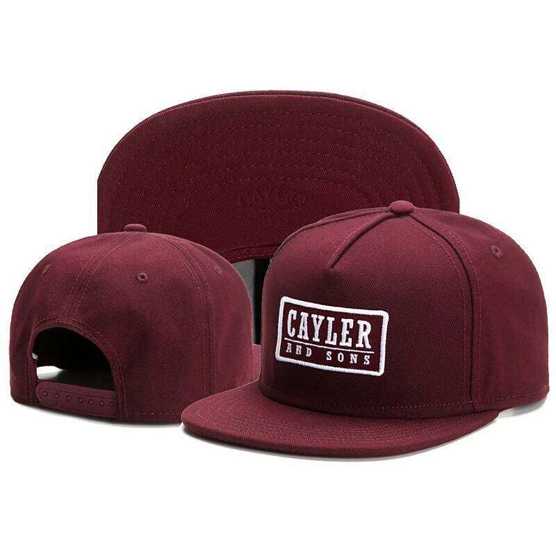 Trendy CAYLER AND SONS Baseball Fashionable Classic Hip Hop Outdoor Sunshade Decorative Adjustable Flat Edge Hat Y260304