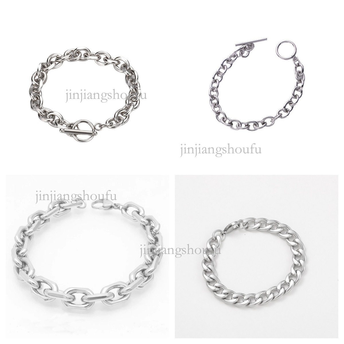 2026 Designer Stainless Steel Bracelet Luxury Brand Europe And America Male And Female Couple Cuban Chain Simple Fashion Titanium Steel Bracelet Trend