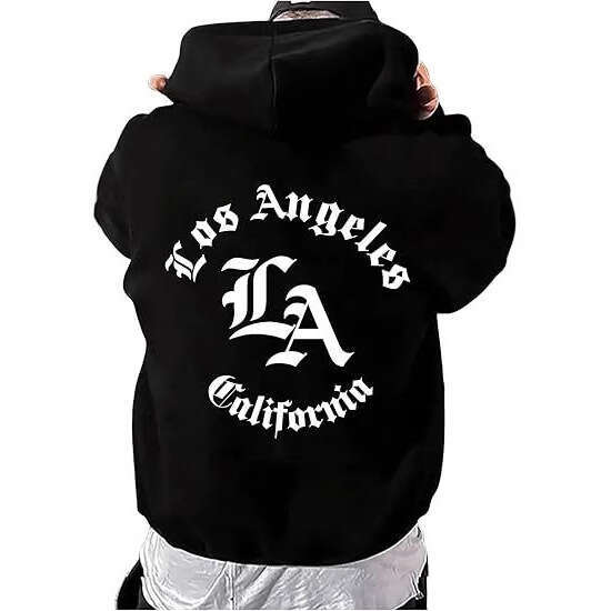 Dark style hip-hop gothic Harajuku printed hoodie with a hooded jacket and a pullover shirt