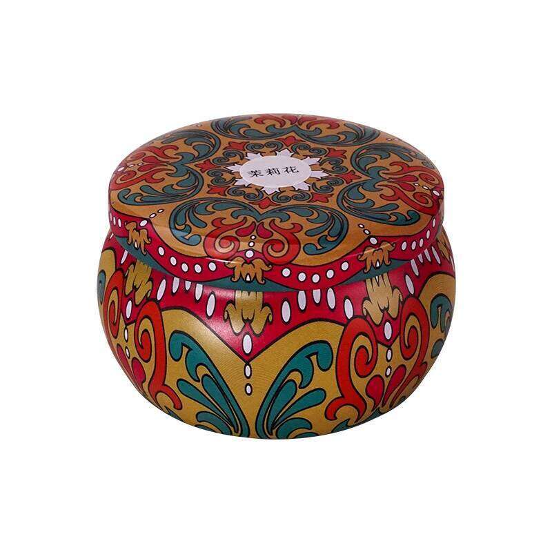 National style cup fragrant living room bedroom tin romantic fragrance soy wax candle birthday present W260304 W260305