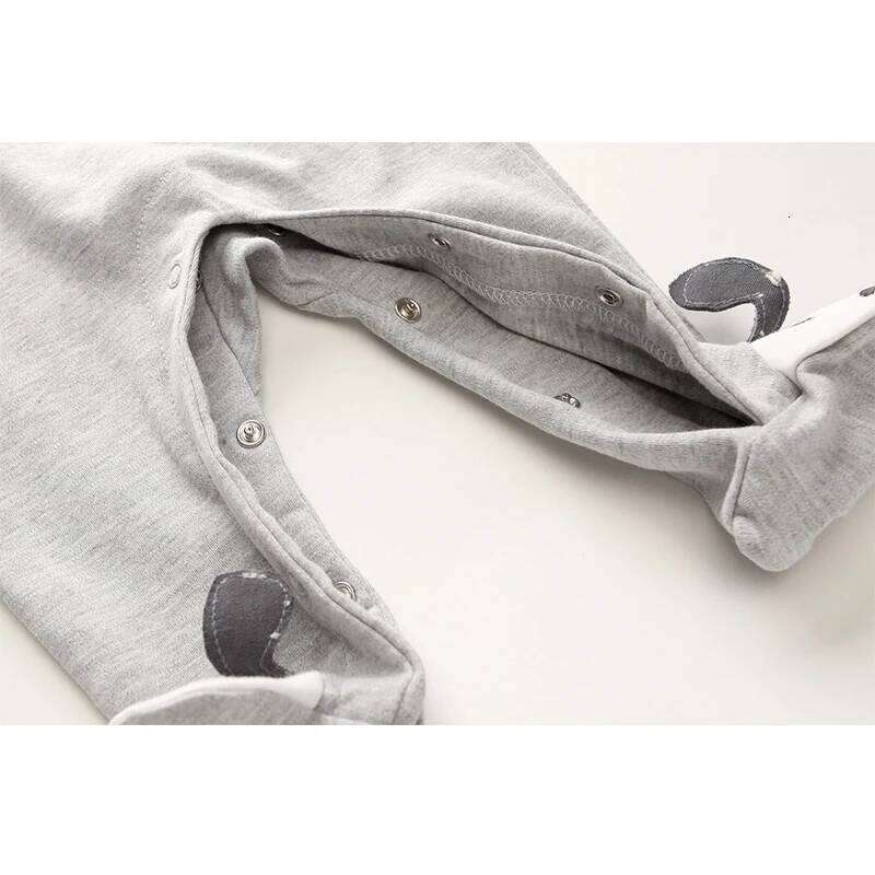 Kiddiezoom Fashion Red Puppy Print Unisex long Sleeve Causal Baby Boy Girl Rompers Soft 100%Cotton Newborn Jumpsuits Clothing Z260304