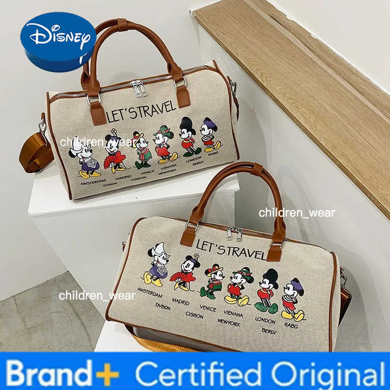 Disney Mickey New Diaper Bag Handbag Cartoon Cute Baby Diaper Bag Handbag Luxury Brand Fashion Baby Bag Multifunctional H260305