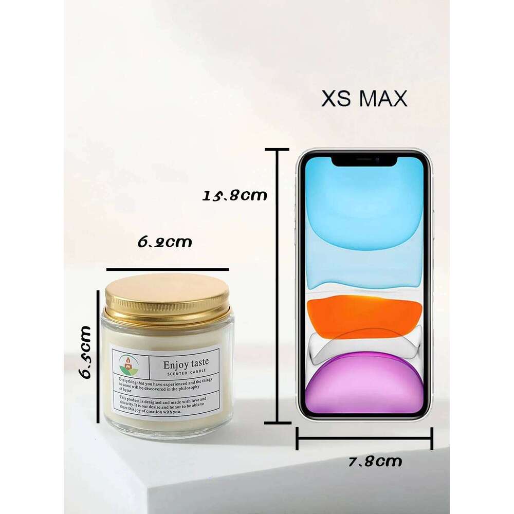 One transparent glass scented candle, for commemoration, decoration, natural plant wax W260304 W260305