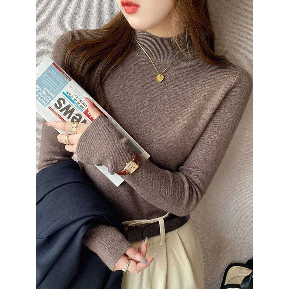 Turtleneck Basic Sweater For Women Knitted Tops Winter Casual Clothes Long Sleeve Pullover Warm soft Sweaters Pull Hiver Femme XJ260305