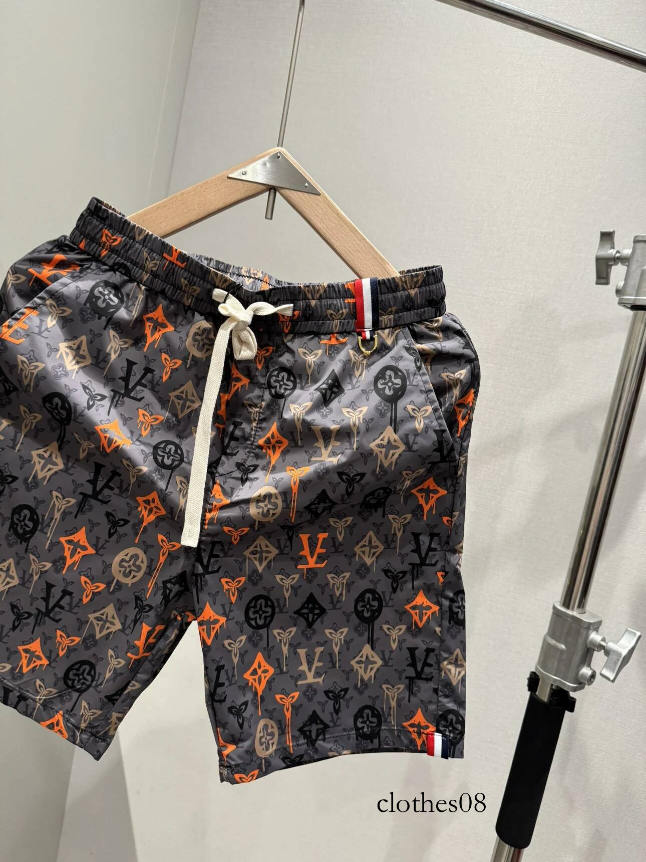 Summer new printed shorts fashion versatile casual Internet celebrity trendy brand beach pants handsome