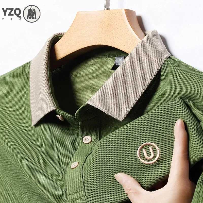 2024 Mens New Embroidered Cotton Business Leisure Short SLeeved Shirt Fashion Short SLeeved Comfortable and Breathable Top M260305