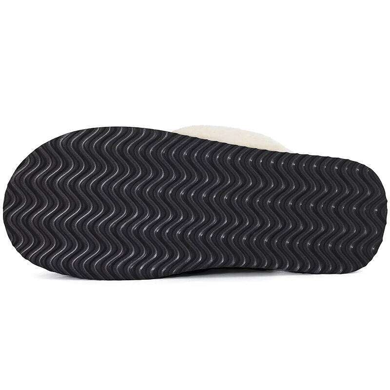 Kidmi Women's Fuzzy Platform with Fluffy Memory Foam News Thick-soled Soft Comfortable Winter Women Slippers Home Shoes