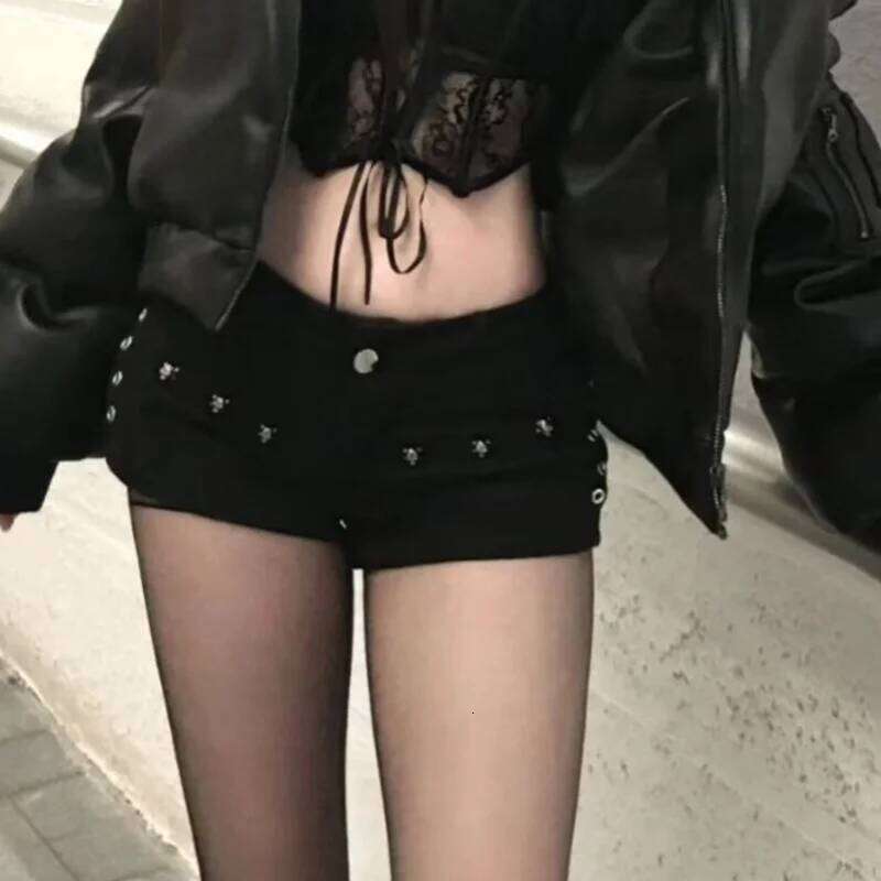 Summer Clothes Women's Shorts Jorts Denim Woman Pants Baggy Jeans Y2k Shoujo Girl Style Coquette Flared Jean Low Rise Pant XJ260305