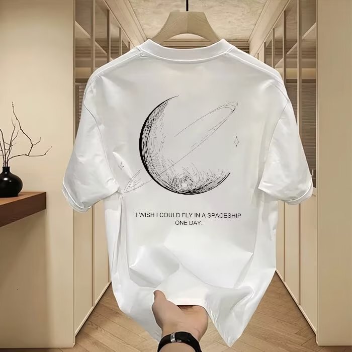 New Brand Classic T-shirt Clothing Fashionable And High-quality Pure Cotton Tee Summer Casual Breathable Half Sleeved Clothing Fashionable Top - view 5