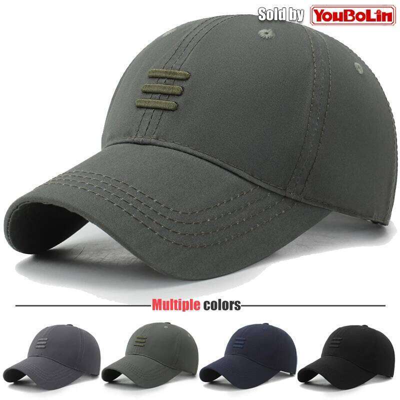 Hat baseball European American fashion spring and autumn sun hat simple black summer leisure duckbill sports cap Y260304