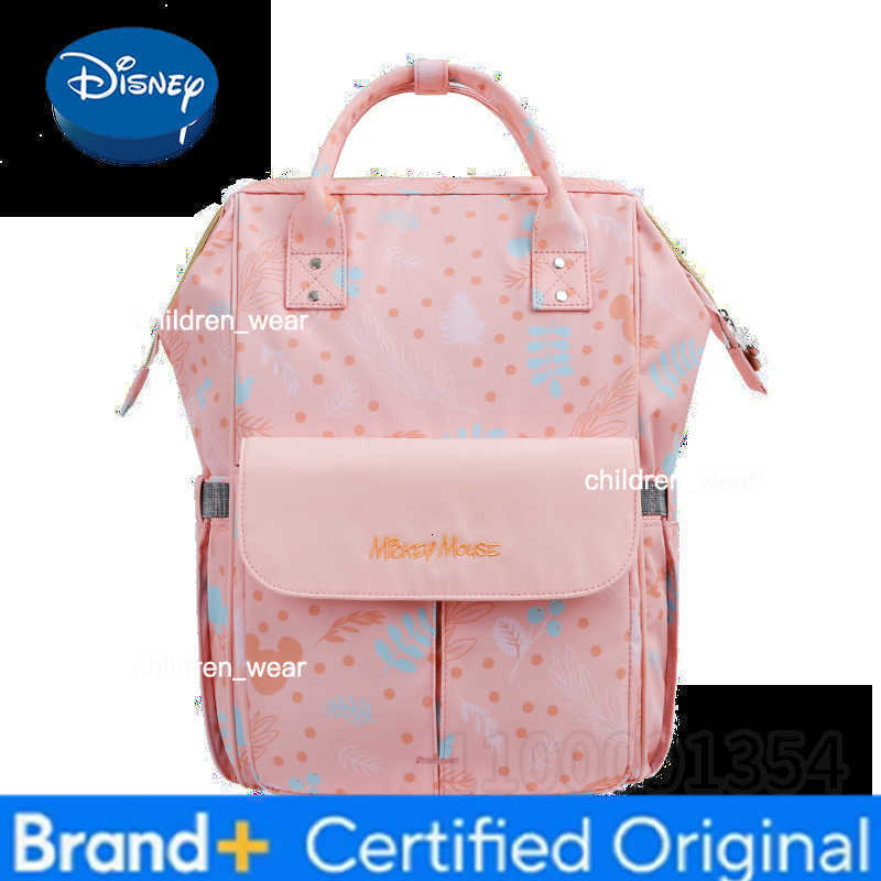 Disney Mickeys New Diaper Bag Backpack Cartoon Cute Baby Bag Multifunctional Baby Diaper Bag Luxury Brand Original Backpack H260305