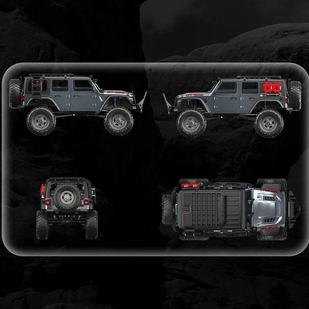 RC Car 1/10 HB RTR Remote Control Vehicle 2.4G Full Proportional Rock Crawler LED Light 4WD Off-Road Climbing Truck Toys Gifts Z260304