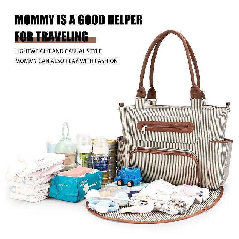 Mummy Handbag Multi-function Large Capacity Mother Baby Diaper Bag Z260304