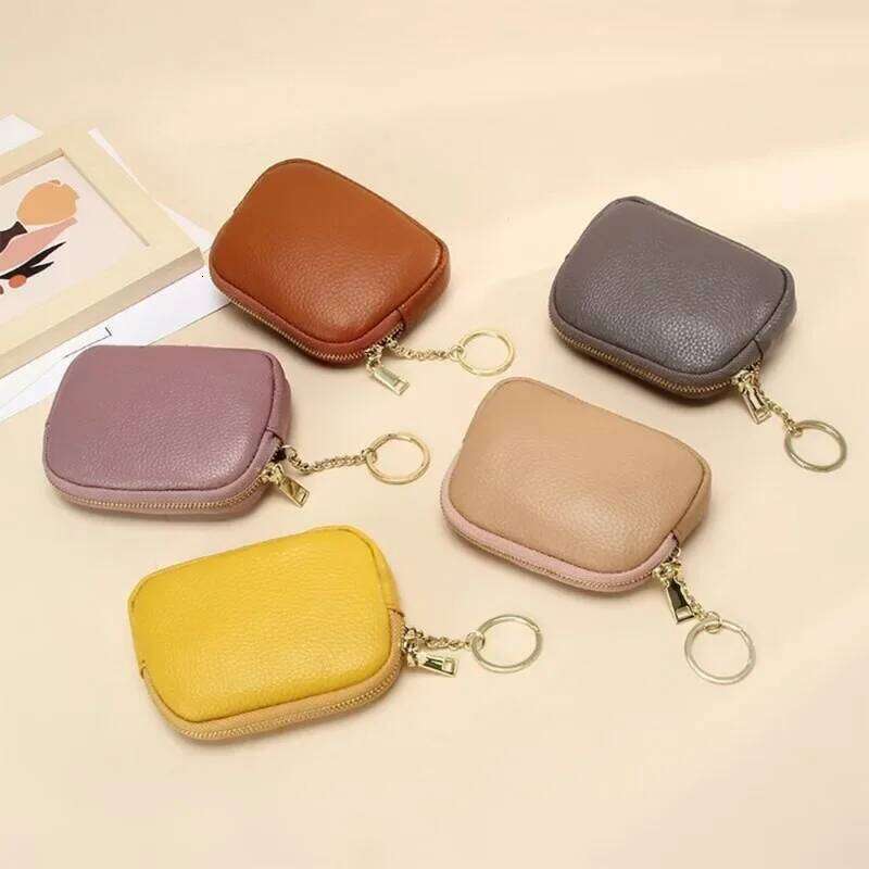 Small Mini Lady Holding Purse Storage Key Card Bag New Fashion Soft Coin Wallet C260304