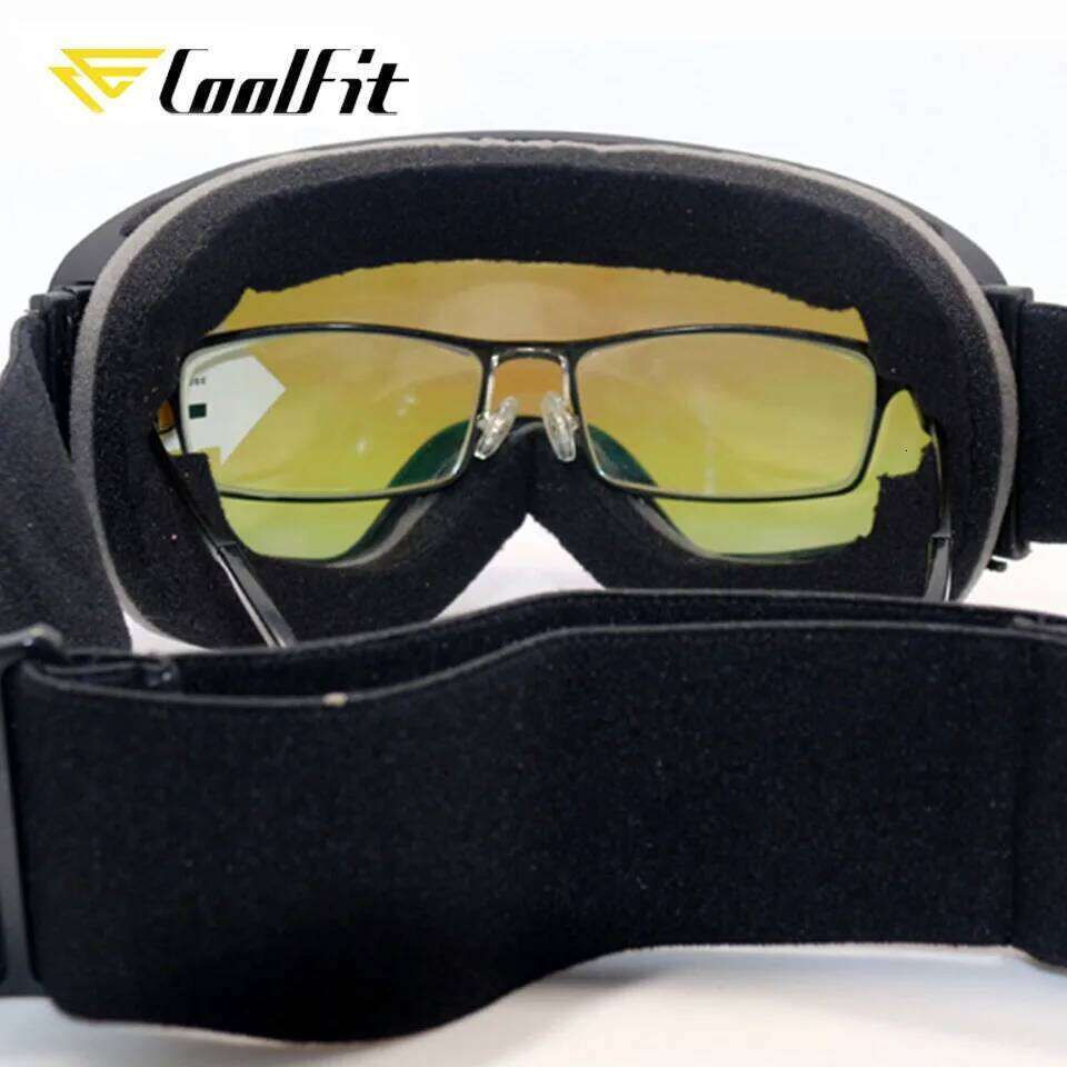 Coolfit NEW Double Layers Anti-Fog Goggles Snow Snowboard Glasses Snowmobile Eyewear Men Women Outdoor Sport Ski Googles S260304