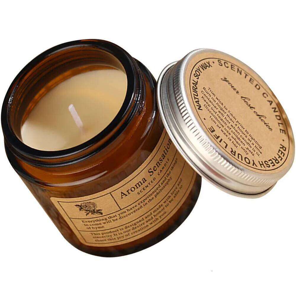 DIY Aroma Smokeless Household Romantic Decorative Aromatherapy Party Table Decor Candles for Home Scented W260304 W260305