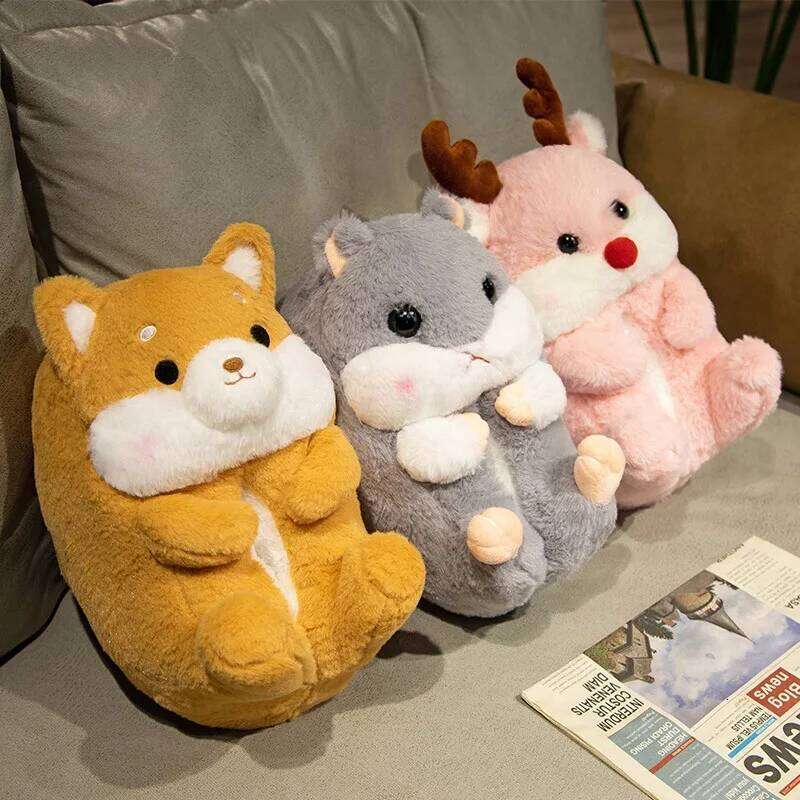 Cute Cartoon Dog Rabbit Indoor Fluffy Slippers For Women Home Floor Warm Soft Faux Fur Female Winter Cotton Shoes