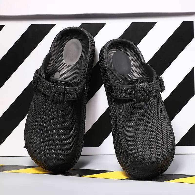 Kidmi Fashion Clogs Garden Summer Nonslip Beach Slippers EVA Flat Sandals Casual Waterproof Men Shoes