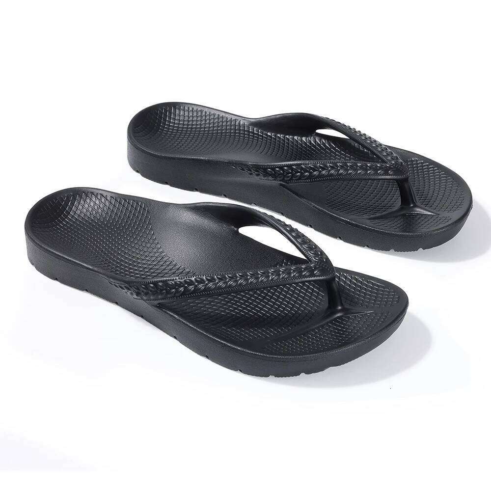 Kidmi Men Women Orthotic for Plantar Beach Flip Flops Fasciitis Relief Light Shock-Absorbing Thong Sandals
