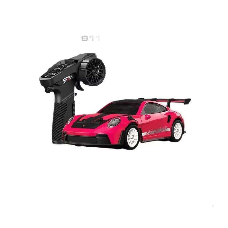 D43 Series 1/43 Full Scale Rc Cars 4wd 2.4g Spiral Instrument High-Speed Drift Racing Car Alloy Body Lighting Model Male Gift Z260304