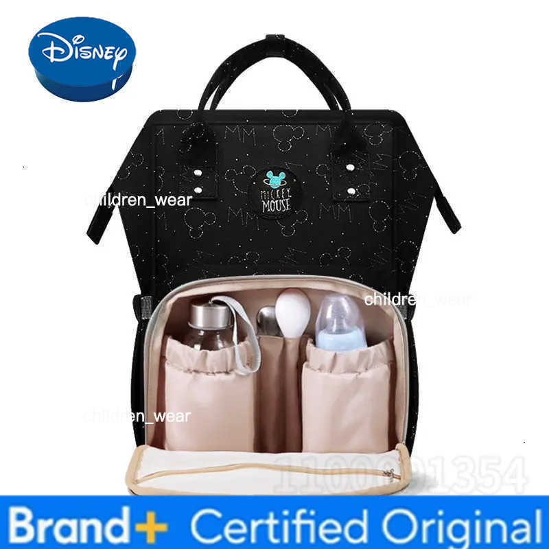 Disney Mickey Original New Diaper Bag Backpack Luxury Brand Baby Bag Large Capacity Multifunctional Cartoon Baby Diaper Bag H260305