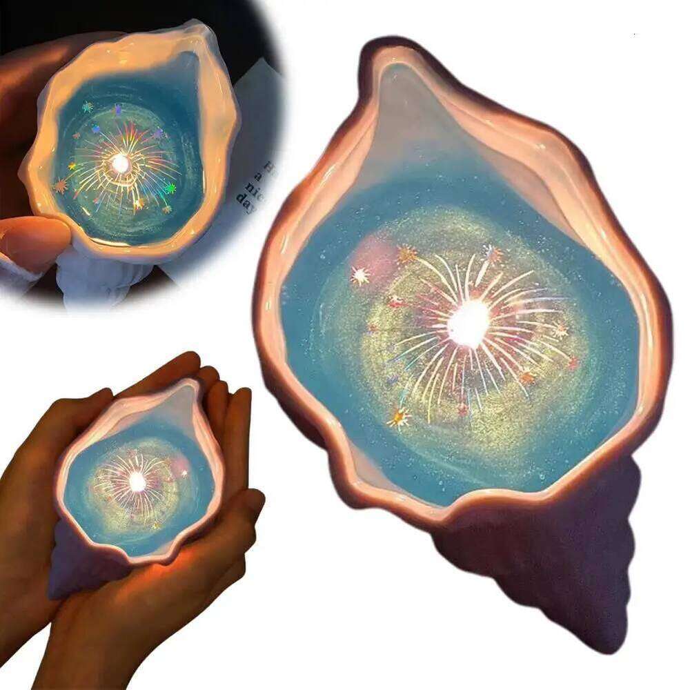 New Essential Oil Scented Candles,Conch Blue Ocean,Rich Floral Fragrance,Anniversary Candle Room Rich Of Aroma,Festival Gifts W260304 W260305