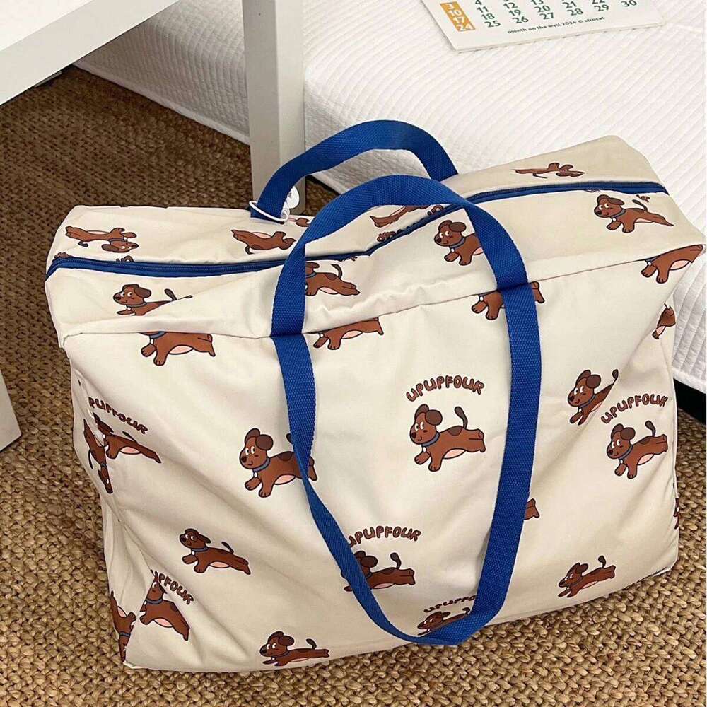 Extra-Large Capacity Quilt Bag Waterproof Travel Luggage Organizer Home Clothing Storage Pouch Z260304