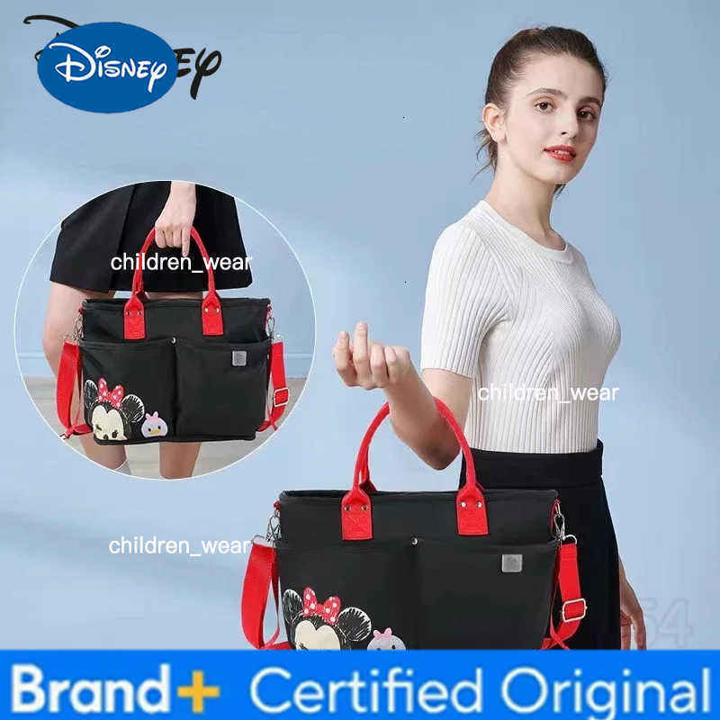 Disney Mickey New Diaper Bag Fashionable Baby Diaper Bag Cartoon Large Capacity Portable Storage Baby Products Bag High Quality H260305