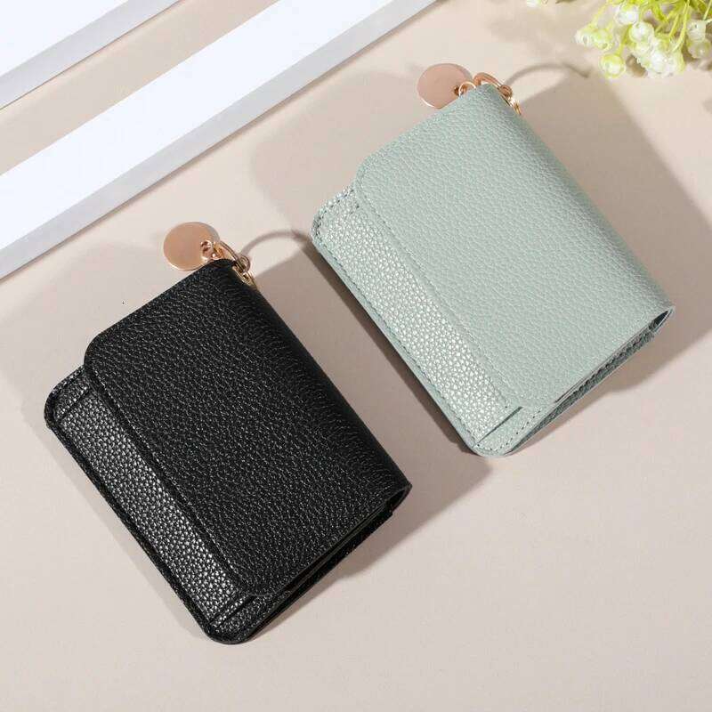 Minimalist Wallet - Water-Resistant, Lightweight, Multi-Card Credit Card Holder with Snap Closure, Perfect for Daily Commute C260304