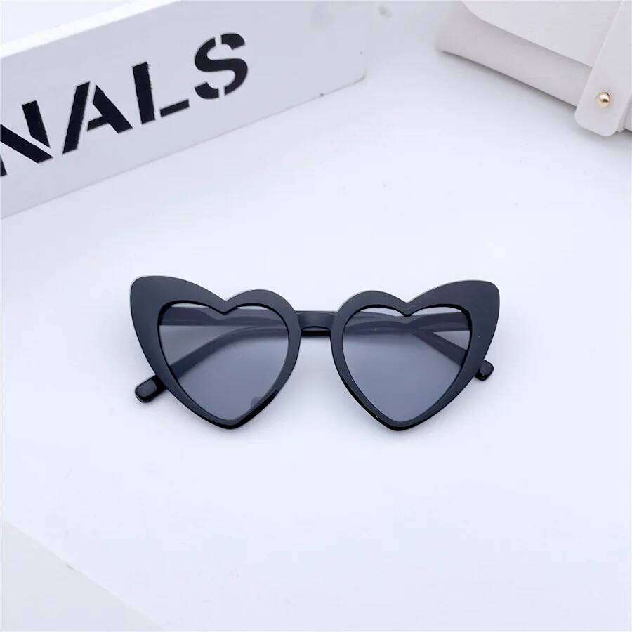 Children's cute, caring, fashionable sunglasses, new trendy baby glasses, photo taking design, girl's UV resistant sunglasses Z260305