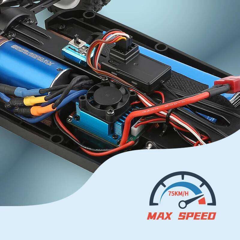 WLtoys 124017 RC Car 75KM/H 2.4G Brushless Remote Control Vehicle 4WD Electric High Speed Racing Drift Truck Toys for Children Z260304