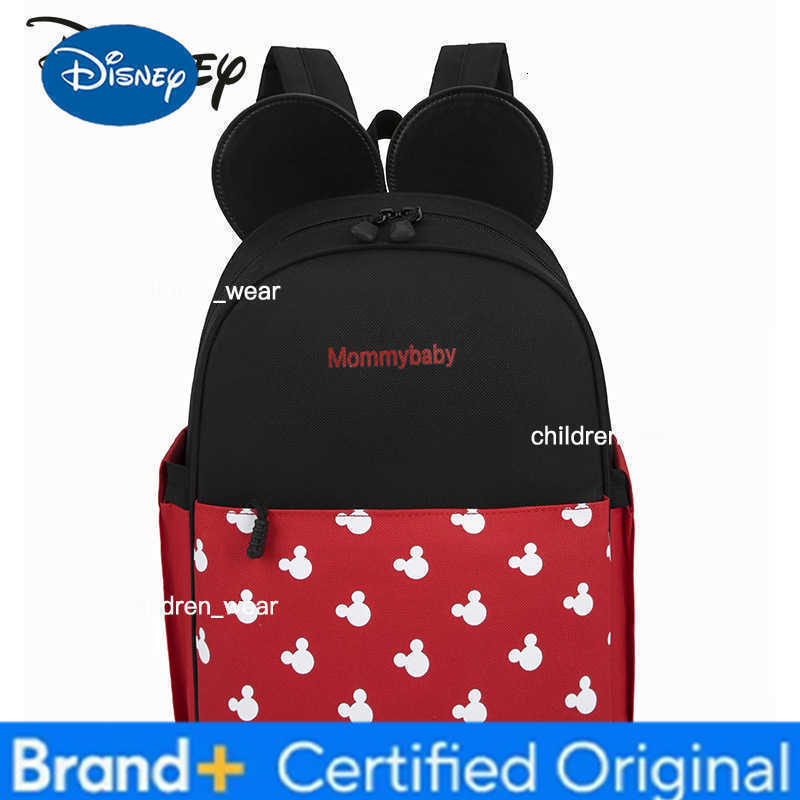 Disney Mickey Minnies New Diaper Bag Backpack Luxury Brand Fashion Baby Diaper Bag Large Capacity Multi Functional Baby Bag H260305