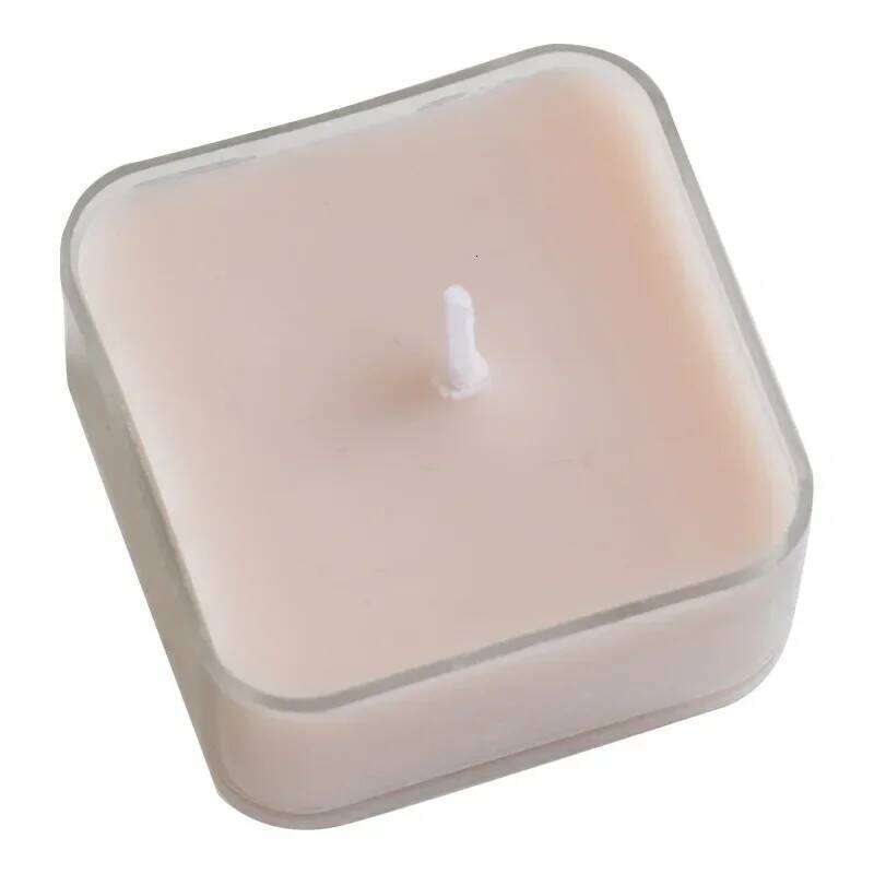 Square Scented Tea Light Candle, Soy Wax Candles Aromatherapy, Birthday Candle Wedding, Home Decoration for Party W260304 W260305