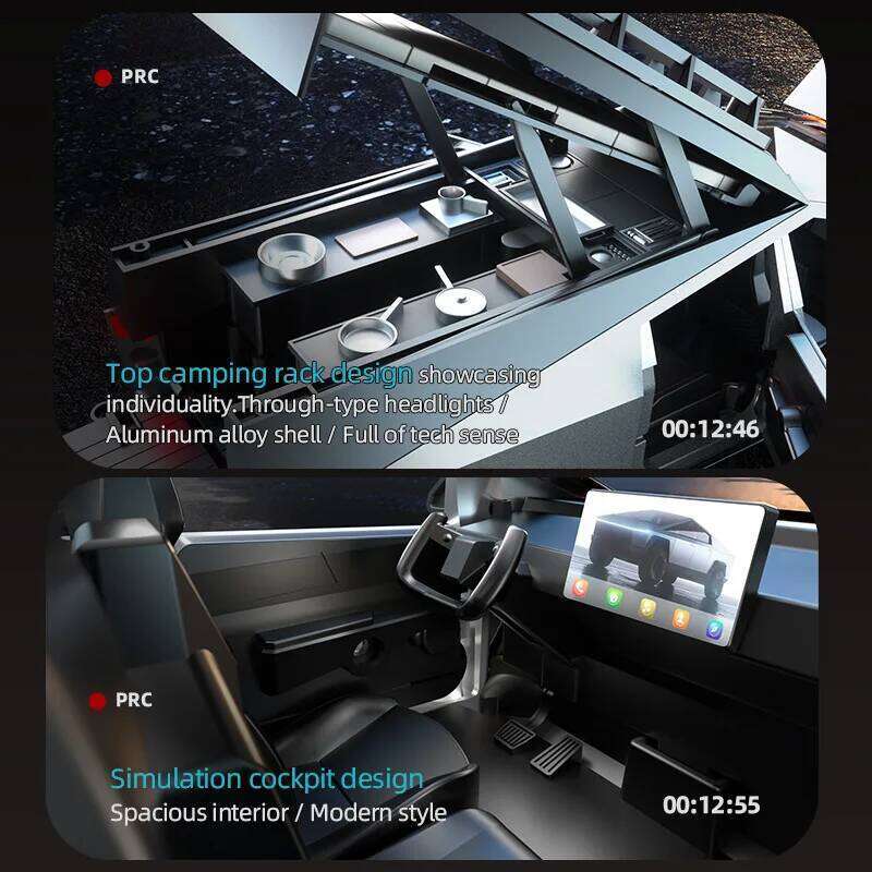 JJRC C8817 Full-Scale Alloy Car 2.4ghz 4wd Off-Road Simulation Pickup Truck Mode With Camping Equipment Rc Cars Gift For Kids Z260304