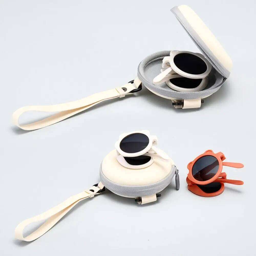 Plastic Sunglasses Solid Color Childlike Style Glasses Fashion Bear Shape Eyewear Accessories Children's Party Z260305