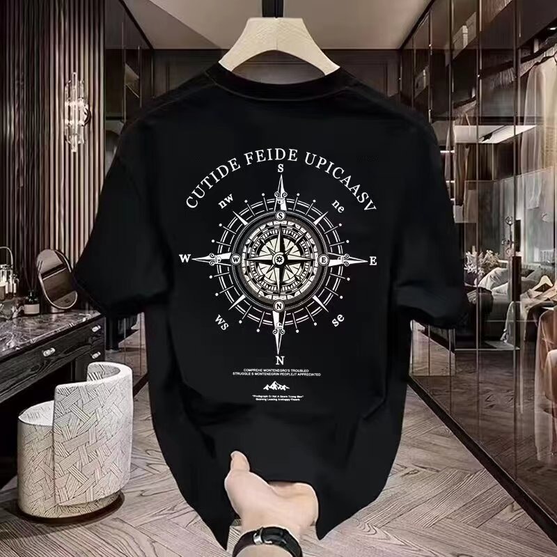 New Brand Classic T-shirt Clothing Fashionable And High-quality Pure Cotton Tee Summer Casual Breathable Half Sleeved Clothing Fashionable Top - view 8
