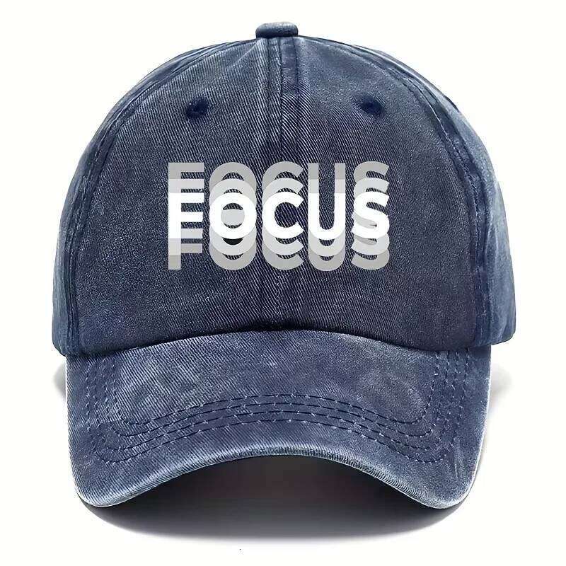 The FOCUS baseball cap breathablehand-washedsuitable for both men womenIt is breathable and adjustable Y260304