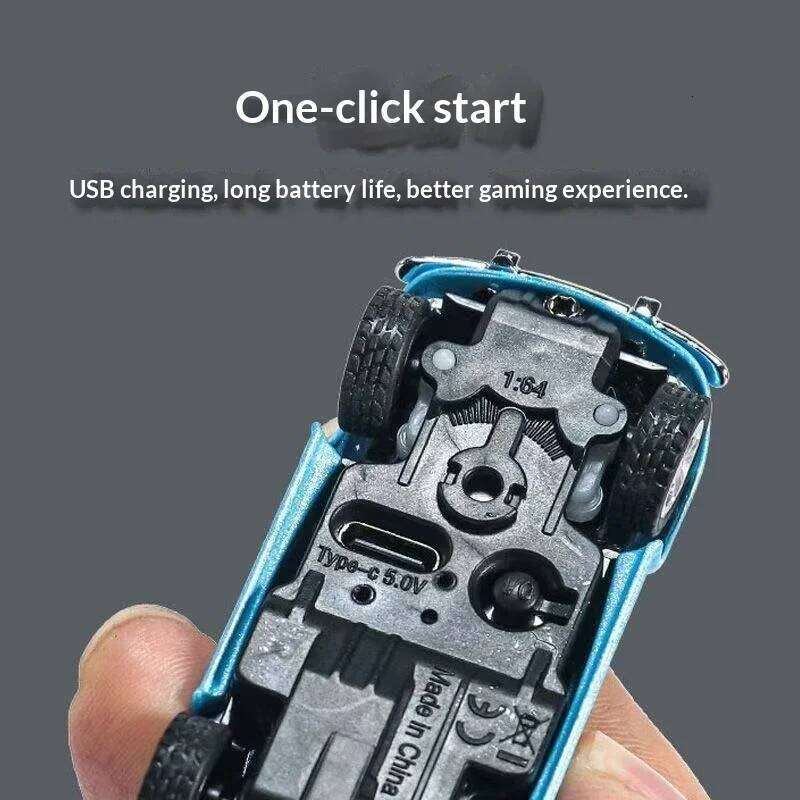 Mini Retro Beetle Remote Car Bluetooth Phone Control Adjustable Speed Drift Alloy Children's Toy Z260304